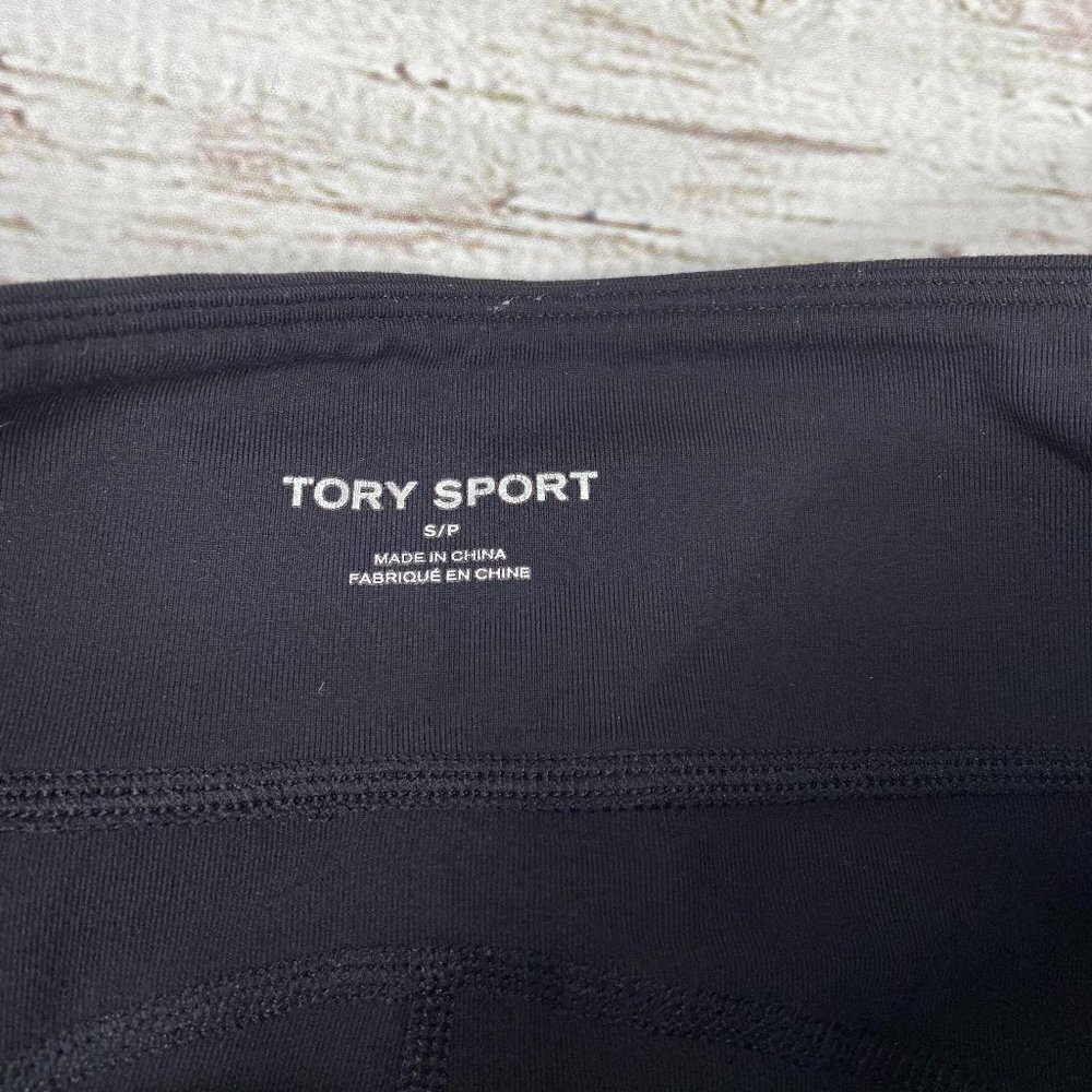 Tory Sport Black Cropped Leggings Size S - Picture 2 of 8